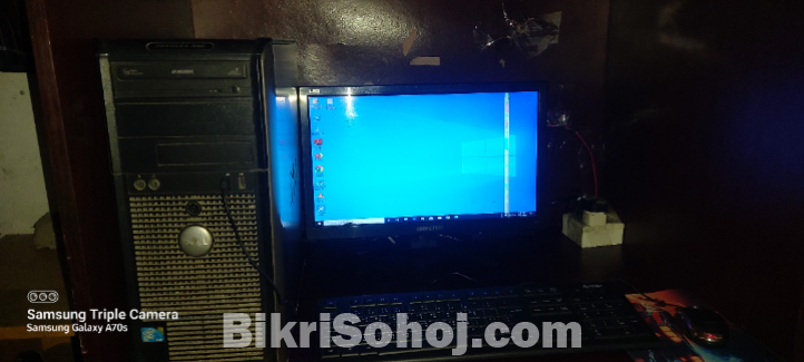 CPU Dell, Monitor Samsung, Ram 2Gb